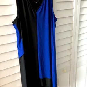 Classy MSK blue and black dress